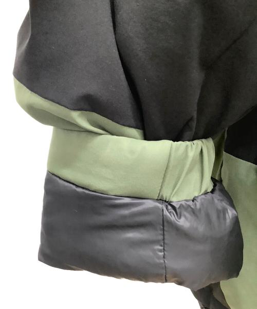 FIRST DOWN（ファーストダウン）FIRST DOWN (ファーストダウン) FREAK'S STORE (フリークストア) パネルショートダウンジャケット オリーブ サイズ:Mの古着・服飾アイテム