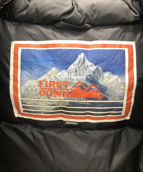 FIRST DOWN（ファーストダウン）FIRST DOWN (ファーストダウン) FREAK'S STORE (フリークストア) パネルショートダウンジャケット オリーブ サイズ:Mの古着・服飾アイテム