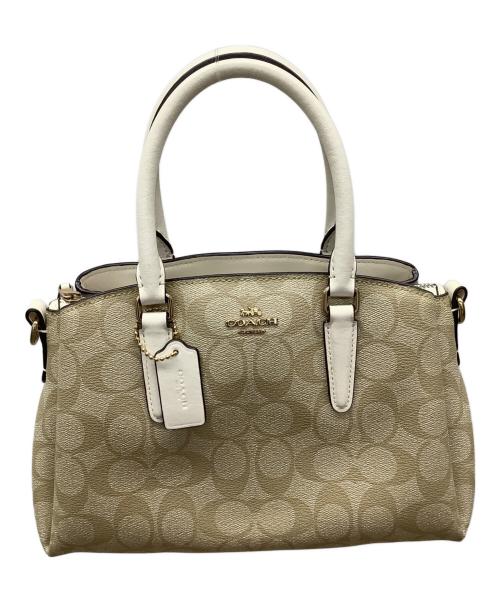 COACH（コーチ）COACH (コーチ) 2WAYショルダーバッグ ベージュの古着・服飾アイテム