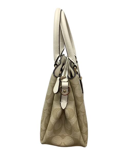 COACH（コーチ）COACH (コーチ) 2WAYショルダーバッグ ベージュの古着・服飾アイテム