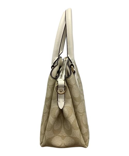 COACH（コーチ）COACH (コーチ) 2WAYショルダーバッグ ベージュの古着・服飾アイテム