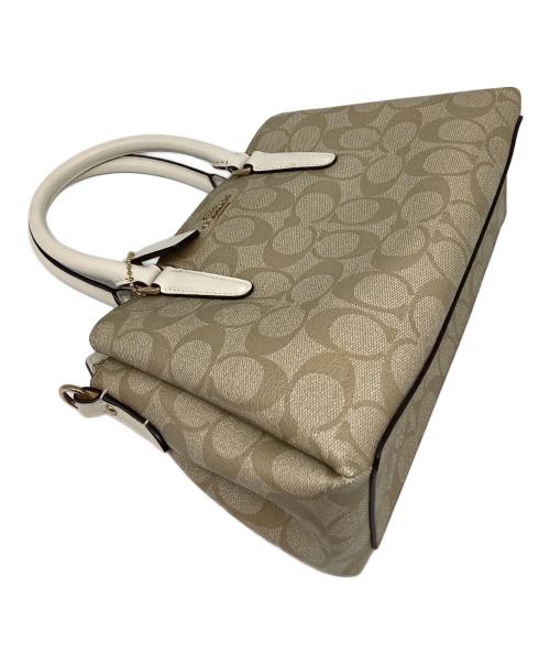 COACH（コーチ）COACH (コーチ) 2WAYショルダーバッグ ベージュの古着・服飾アイテム