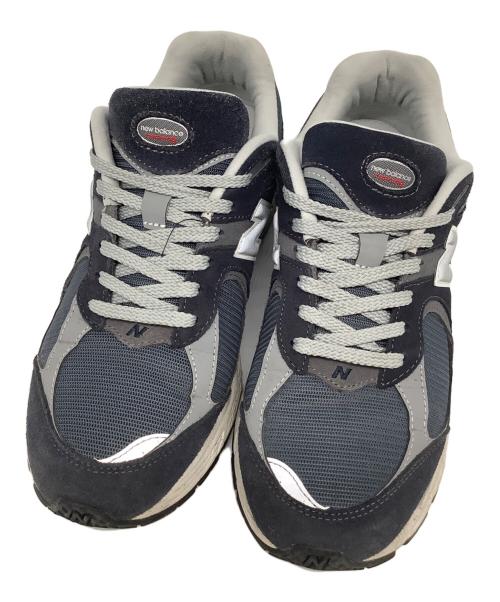 NEW BALANCE（ニューバランス）NEW BALANCE (ニューバランス) ローカットスニーカー ネイビー×グレー サイズ:US8.5の古着・服飾アイテム