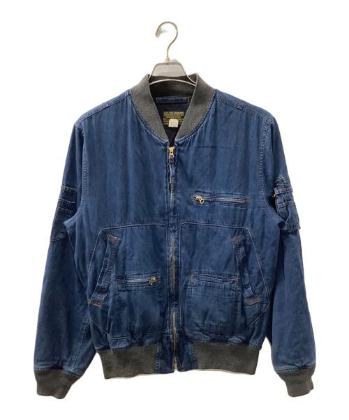 RRL（ダブルアールエル）RRL (ダブルアールエル) フライトジャケット インディゴ サイズ:Lの古着・服飾アイテム