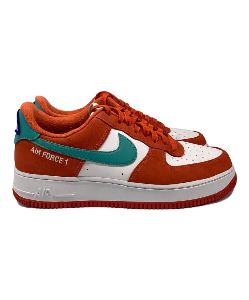 NIKE（ナイキ）NIKE (ナイキ) AIRFORCE 1 07 LV8（エアフォース1） ホワイト×オレンジ サイズ:US9の古着・服飾アイテム