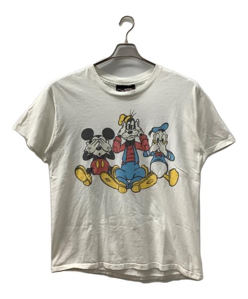 DISNEY ORIGINALS（ディズニー・オリジナルズ）DISNEY ORIGINALS (ディズニー・オリジナルズ) 半袖カットソー ホワイト サイズ:XLの古着・服飾アイテム