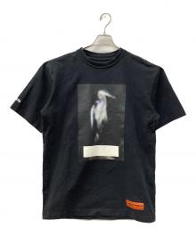 HERON PRESTON（ヘロンプレストン）の古着「グラフィックTシャツ」｜ブラック