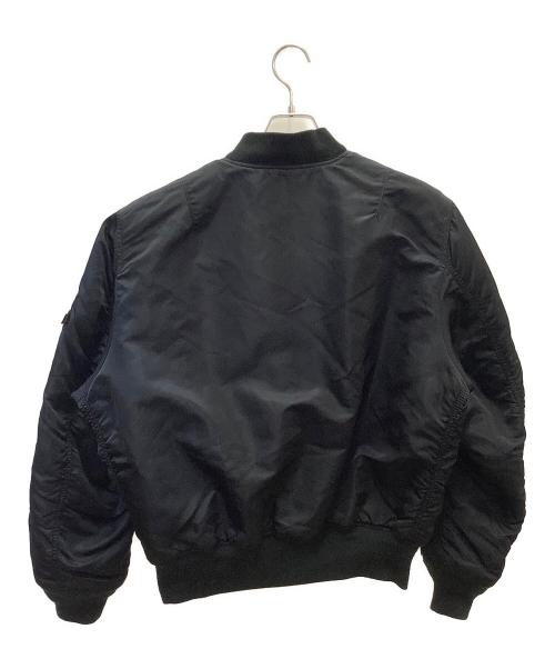 ALPHA（アルファ）ALPHA (アルファ) MA-1ジャケット ブラック サイズ:Lの古着・服飾アイテム