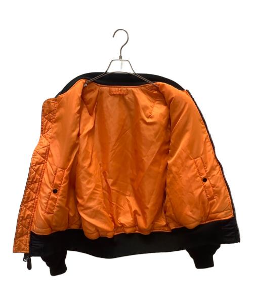 ALPHA（アルファ）ALPHA (アルファ) MA-1ジャケット ブラック サイズ:Lの古着・服飾アイテム