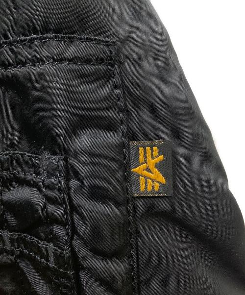 ALPHA（アルファ）ALPHA (アルファ) MA-1ジャケット ブラック サイズ:Lの古着・服飾アイテム