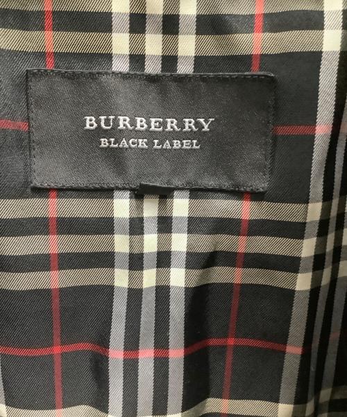 BURBERRY BLACK LABEL（バーバリーブラックレーベル）BURBERRY BLACK LABEL (バーバリーブラックレーベル) ラビットファーダウンジャケット ブラック サイズ:Mの古着・服飾アイテム
