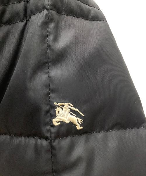 BURBERRY BLACK LABEL（バーバリーブラックレーベル）BURBERRY BLACK LABEL (バーバリーブラックレーベル) ラビットファーダウンジャケット ブラック サイズ:Mの古着・服飾アイテム