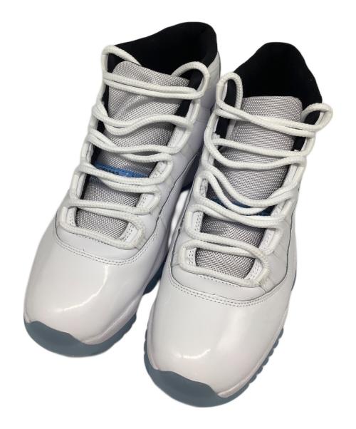 NIKE（ナイキ）NIKE (ナイキ) AIR JORDAN11（エアジョーダン11） ホワイト×ブルー サイズ:US10.5の古着・服飾アイテム