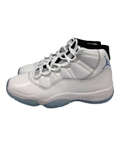 NIKE（ナイキ）NIKE (ナイキ) AIR JORDAN11（エアジョーダン11） ホワイト×ブルー サイズ:US10.5の古着・服飾アイテム