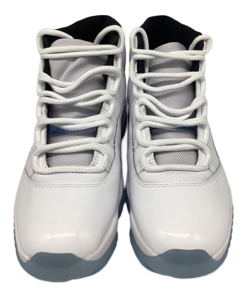NIKE（ナイキ）NIKE (ナイキ) AIR JORDAN11（エアジョーダン11） ホワイト×ブルー サイズ:US10.5の古着・服飾アイテム