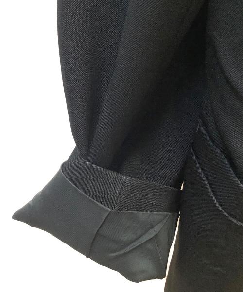 CABAN（キャバン）CABAN (キャバン) ウールギャバジン ダブルブレストジャケット ブラック サイズ:Mの古着・服飾アイテム