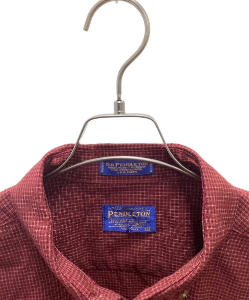 PENDLETON（ペンドルトン）PENDLETON (ペンドルトン) SIR PENDLETON レッド サイズ:XLの古着・服飾アイテム