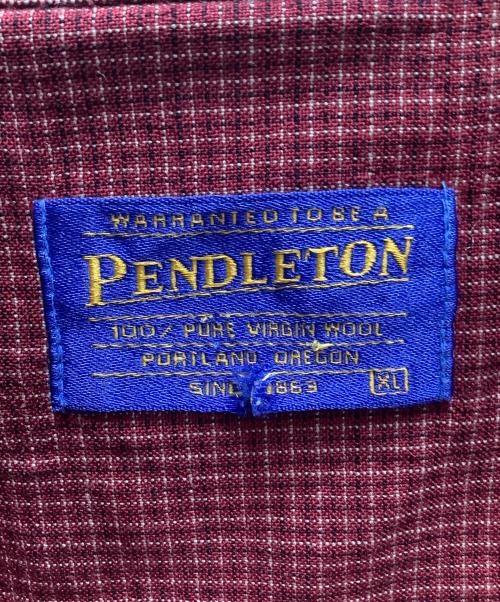 PENDLETON（ペンドルトン）PENDLETON (ペンドルトン) SIR PENDLETON レッド サイズ:XLの古着・服飾アイテム