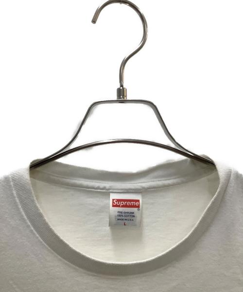 SUPREME（シュプリーム）SUPREME (シュプリーム) 半袖カットソー ホワイト サイズ:Lの古着・服飾アイテム
