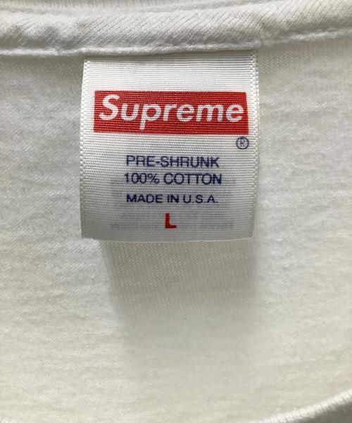 SUPREME（シュプリーム）SUPREME (シュプリーム) 半袖カットソー ホワイト サイズ:Lの古着・服飾アイテム