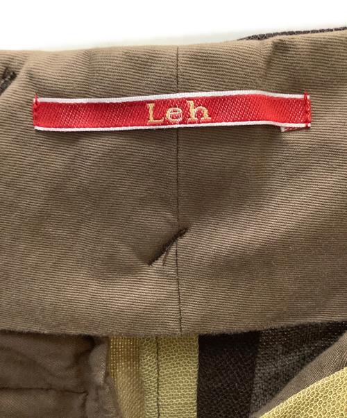 Leh（レー）Leh (レー) グラデーションスラックス ブラウン×ベージュ サイズ:Mの古着・服飾アイテム