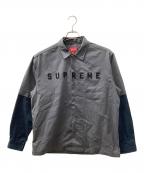 SUPREMEシュプリーム）の古着「2-Tone Work Shirt AW20」｜グレー