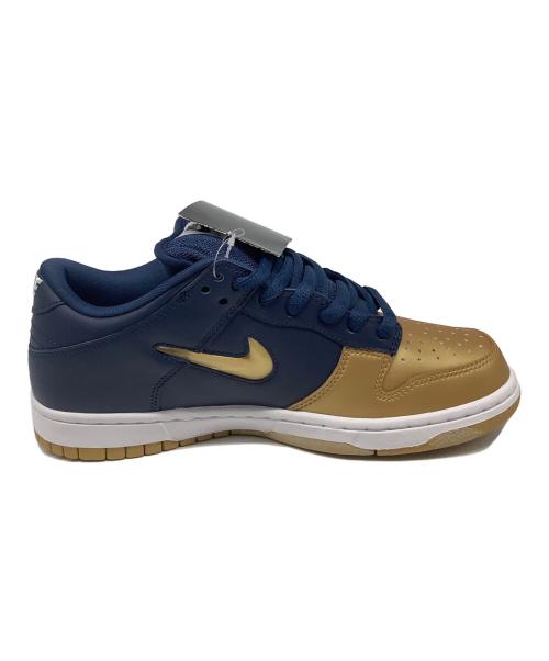 NIKE SB（ナイキエスビー）NIKE SB (ナイキエスビー) Supreme (シュプリーム) Dunk Low OG（ダンクロー） ネイビー×ゴールド サイズ:US7 未使用品の古着・服飾アイテム