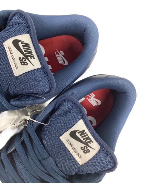 NIKE SB（ナイキエスビー）NIKE SB (ナイキエスビー) Supreme (シュプリーム) Dunk Low OG（ダンクロー） ネイビー×ゴールド サイズ:US7 未使用品の古着・服飾アイテム
