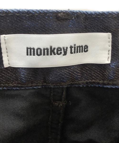 MONKEY TIME（モンキータイム）MONKEY TIME (モンキータイム) フロッキー デニムバギーパンツ サイズ:Mの古着・服飾アイテム