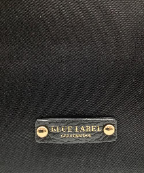 BLUE LABEL CRESTBRIDGE（ブルーレーベルクレストブリッジ）BLUE LABEL CRESTBRIDGE (ブルーレーベルクレストブリッジ) パーシャルクレストブリッジチェックナイロンミニショルダー ブラック 未使用品の古着・服飾アイテム