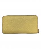 LOUIS VUITTONルイ ヴィトン）の古着「モノグラム・アンプラントジッピーウォレット」｜イエロー