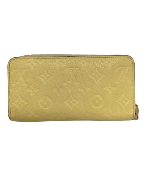 LOUIS VUITTON（ルイ ヴィトン）LOUIS VUITTON (ルイ ヴィトン) モノグラム・アンプラントジッピーウォレット イエローの古着・服飾アイテム