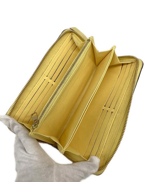 LOUIS VUITTON（ルイ ヴィトン）LOUIS VUITTON (ルイ ヴィトン) モノグラム・アンプラントジッピーウォレット イエローの古着・服飾アイテム