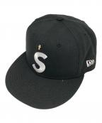 New Era×SUPREMEニューエラ×シュプリーム）の古着「24SS/Gold Cross」｜ブラック