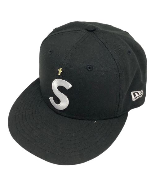 New Era（ニューエラ）New Era (ニューエラ) SUPREME (シュプリーム) 24SS/Gold Cross ブラック サイズ:7 5/8 (60.6cm)の古着・服飾アイテム