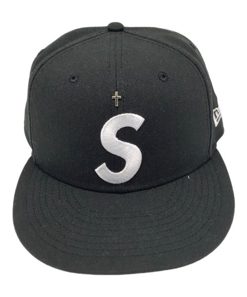 New Era（ニューエラ）New Era (ニューエラ) SUPREME (シュプリーム) 24SS/Gold Cross ブラック サイズ:7 5/8 (60.6cm)の古着・服飾アイテム