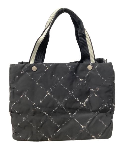 CHANEL（シャネル）CHANEL (シャネル) 旧トラベルライントートバッグ ブラックの古着・服飾アイテム