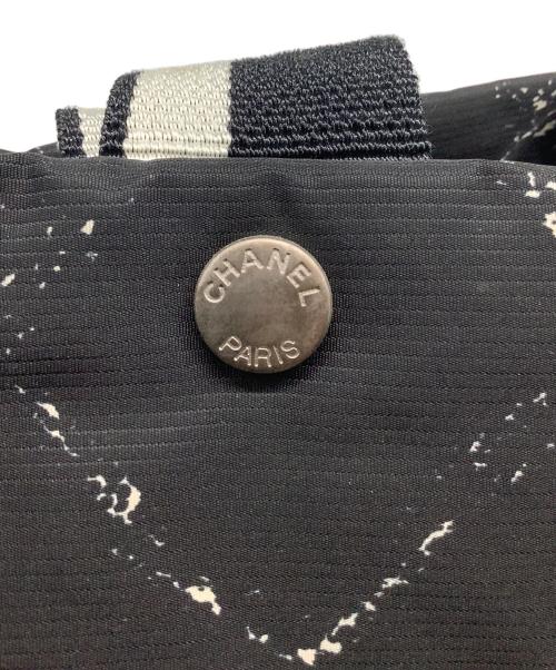 CHANEL（シャネル）CHANEL (シャネル) 旧トラベルライントートバッグ ブラックの古着・服飾アイテム