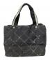 CHANEL (シャネル) 旧トラベルライントートバッグ ブラック：35000円