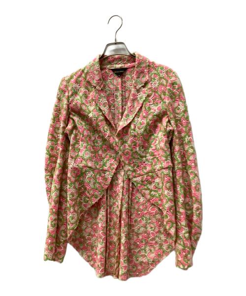 COMME des GARCONS（コムデギャルソン）COMME des GARCONS (コムデギャルソン) テーラードジャケット グリーン×ピンク サイズ:Mの古着・服飾アイテム