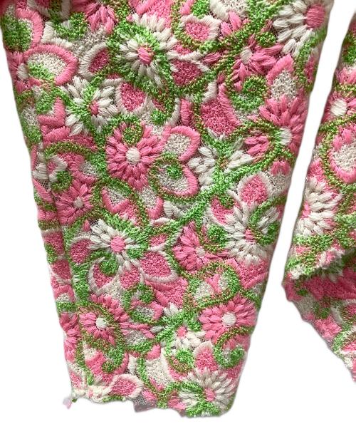 COMME des GARCONS（コムデギャルソン）COMME des GARCONS (コムデギャルソン) テーラードジャケット グリーン×ピンク サイズ:Mの古着・服飾アイテム