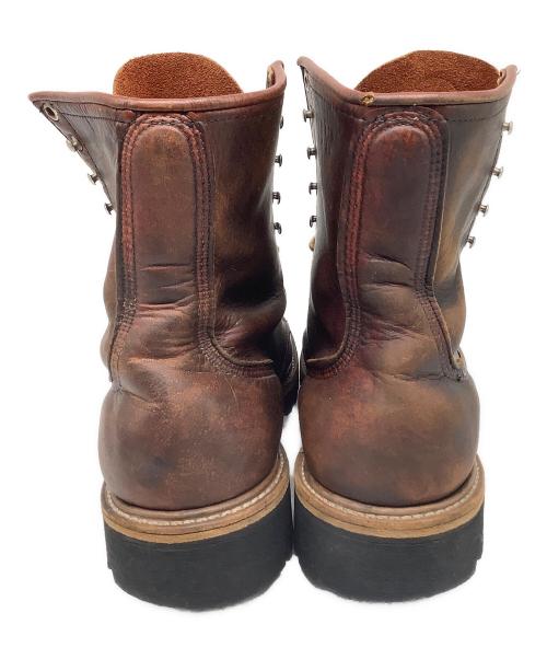 RED WING（レッドウィング）RED WING (レッドウィング) ブーツ 半円犬タグ ブラウン サイズ:9の古着・服飾アイテム