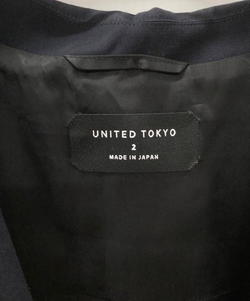 UNITED TOKYO（ユナイテッドトーキョー）UNITED TOKYO (ユナイテッドトーキョー) セットアップ ネイビー×ブラック サイズ:SIZE 2(ジャケット) 1(スラックス)の古着・服飾アイテム