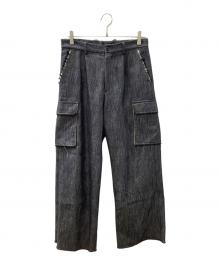 UNITED TOKYO（ユナイテッドトーキョー）の古着「アトラスデニムウールカーゴパンツ」｜ネイビー