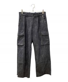 中古・古着通販】LOEFF (ロエフ) TW ナロー ボンタンパンツ グリーン