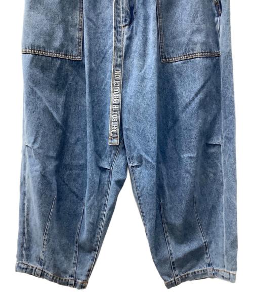 TIGHTBOOTH PRODUCTION（タイトブースプロダクション）TIGHTBOOTH PRODUCTION (タイトブースプロダクション) サルエルデニムパンツ インディゴ サイズ:Lの古着・服飾アイテム