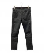 Saint Laurent Parisサンローランパリ）の古着「デニムパンツ」｜ブラック