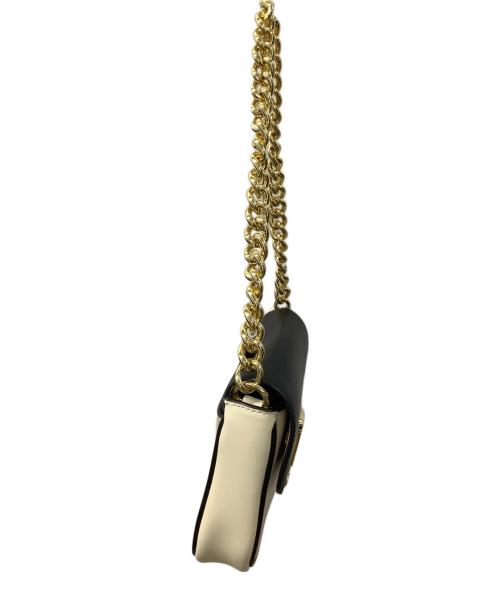 MARC JACOBS（マークジェイコブス）MARC JACOBS (マークジェイコブス) ショルダーバッグ ベージュ×ブラックの古着・服飾アイテム