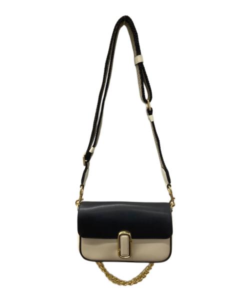 MARC JACOBS（マークジェイコブス）MARC JACOBS (マークジェイコブス) ショルダーバッグ ベージュ×ブラックの古着・服飾アイテム