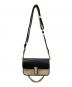 中古・古着 MARC JACOBS (マークジェイコブス) ショルダーバッグ ベージュ×ブラック：15000円